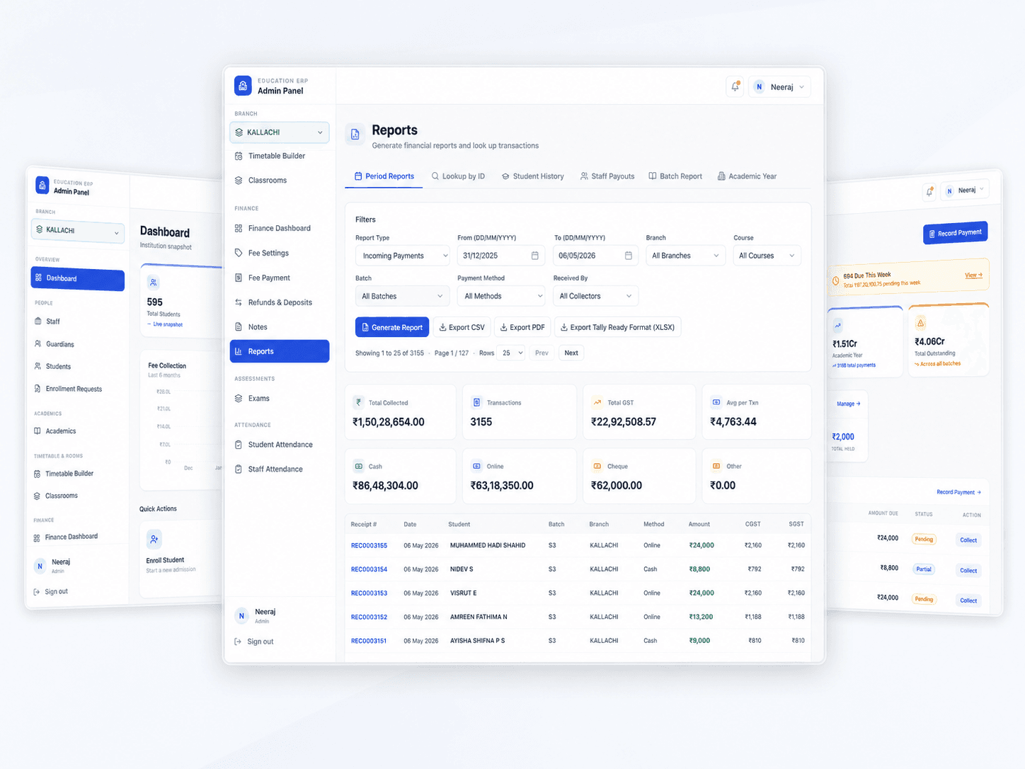 ERP platform product presentation
